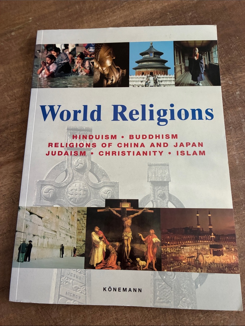 World Religions Textbook - White & Blue Cover